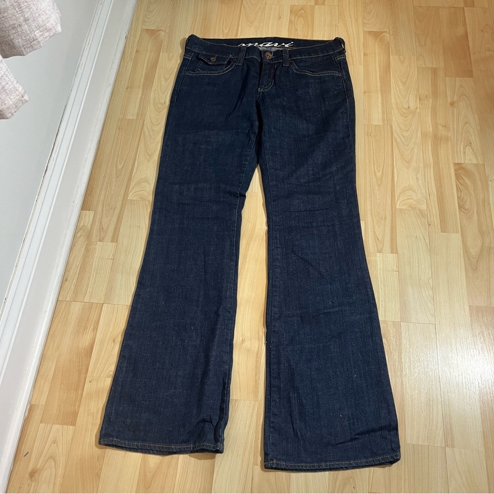 Mavi Women's Jeans Mishka Skinny Stretch Vintage Flare Denim Flap Pockets  29X32